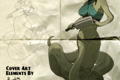 Sketches and art elements by Miyukiko for our ninth Host Your Own Old Time Radio Drama title - The Speckled Hide