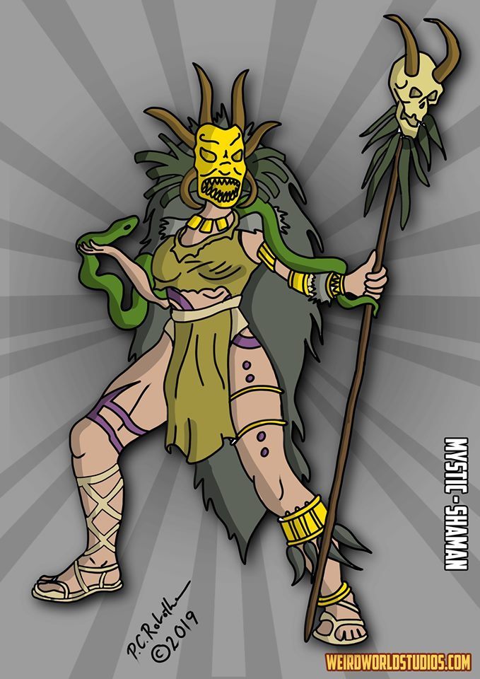Female Shaman - Character Class for the HYOOTRD RPG
