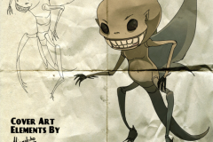 Sketches and art elements by Miyukiko for our eleventh Host Your Own Old Time Radio Drama title - The Island of Never