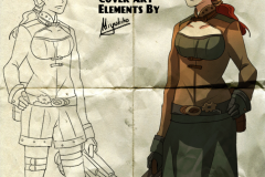 Sketches and art elements by Miyukiko of Mia Farrington for our Host Your Own Old Time Radio Drama.
